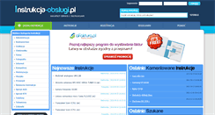 Desktop Screenshot of instrukcja-obslugi.pl
